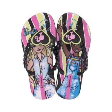 Imagem de Chinelo Infantil Barbie Style Preto Ipanema