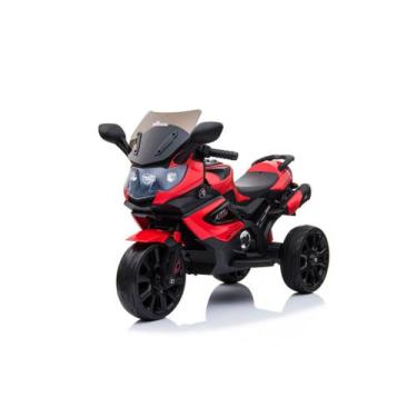 Imagem de Mini Moto Elétrica Infantil Triciclo Motorizado Criança Vermelho - Tap