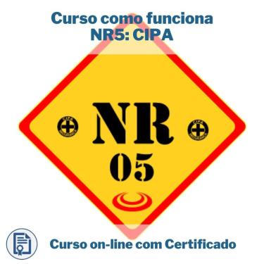 Imagem de Curso Online em videoaula de como funciona NR5: CIPA com Certificado + 2 brindes
