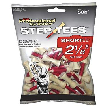 Imagem de Pride Professional Tee System Camiseta de degrau de duas peças, 50 unidades, 6,35 cm (2-1/8") (vermelha)