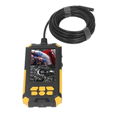 Imagem de Boroscópio de inspeção, endoscópio de aplicação ampla HD lente tripla IPS de 11,4 cm para tubo