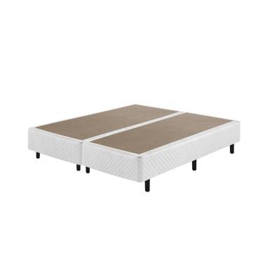 Imagem de Sommier King Size Soft Comfort Branco com Pés fixo - 193x203x40cm