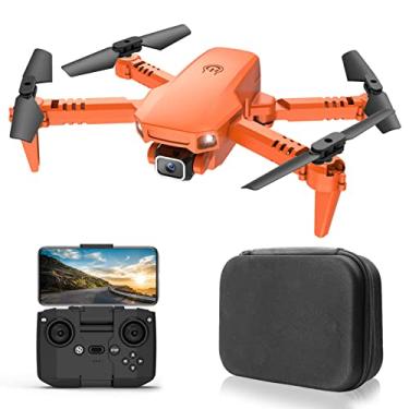 Imagem de CIADAZ X1 RC Drone com Câmera 4K WiFi FPV Mini Quadricóptero Dobrável com Função Trajetória Voo Modo sem Cabeça Voo 3D com Bolsa de Armazenamento