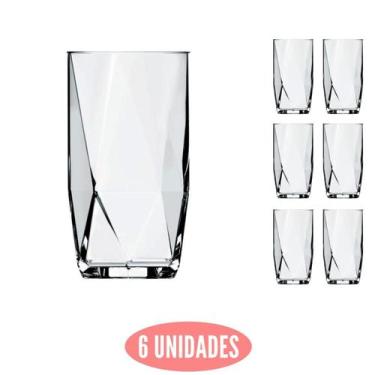 Conjunto 6 Copos de Vidro Temperado Cerveja e Chopp 280ml em Promoção na  Americanas