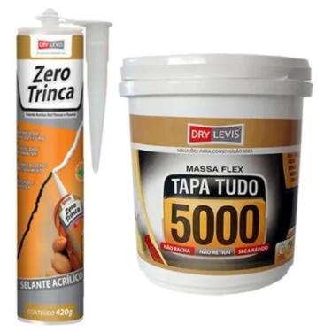 Imagem de Kit Massa Tapa Tudo 5000 90g + Selante Acrílico Zero Trinca 4