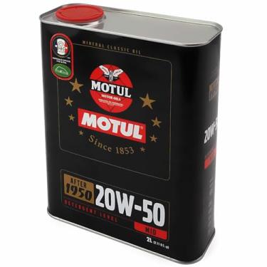 Imagem de LUBRIFICANTE ÓLEO DE MOTOR CARROS ANTIGOS CLÁSSICOS - MOTUL - CLASSIC - 20W50 - LATA 2 LITROS