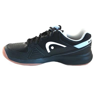 Imagem de Tênis masculino Head-Grade 2.0 Low Racquetball/Squash para quadra interna (sem marcação), Black/White, 10.5