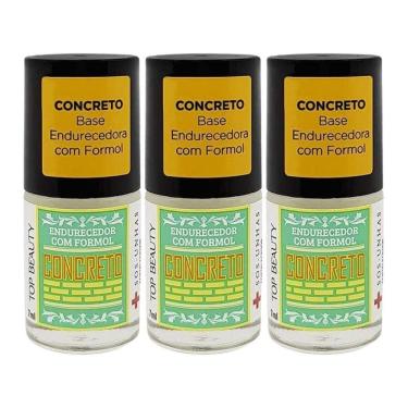 Imagem de Kit Esmalte Unha Top Beauty Sos Unhas Concreto 7 Ml 3