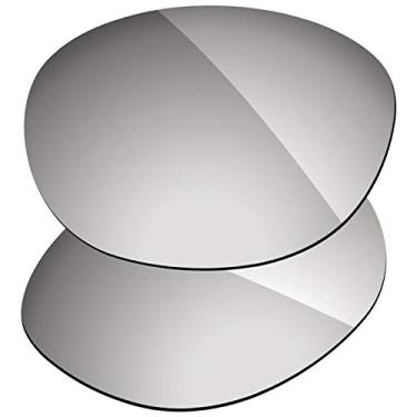 Imagem de Firtox Lentes polarizadas de substituição compatíveis com óculos de sol Oakley Latch OO9265 - Space Silver