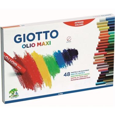 Imagem de Giz Pastel Oleoso Giotto 11mm - 48 Cores