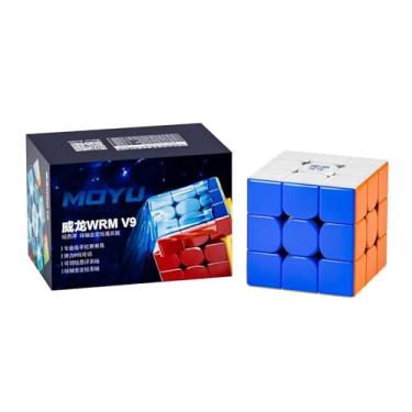 Imagem de Cuberspeed MoYu WeiLong WRM V9 UV Coated Magnetic Speed Cube 3x3 Ball Core UV Flagship 2023 Speed Cube