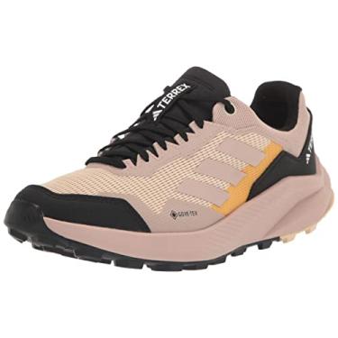 Imagem de adidas Tênis de corrida masculino Terrex Trailrider GTX Trail, Magic Bege/Wonder Taupe/Solar Gold, 7.5