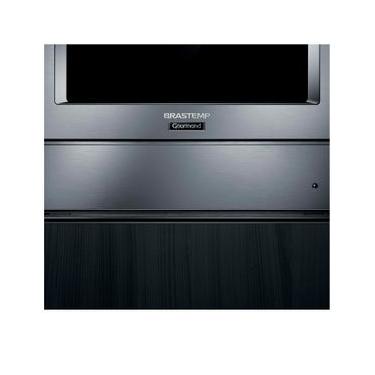 Imagem de Gaveta Aquecida de Embutir Brastemp Gourmand Inox com Capacidade de Até 25kg