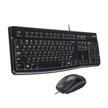 Imagem de Kit Teclado e Mouse Usb Logitech Mk120 Teclas Silenciosa - A.R Varieda