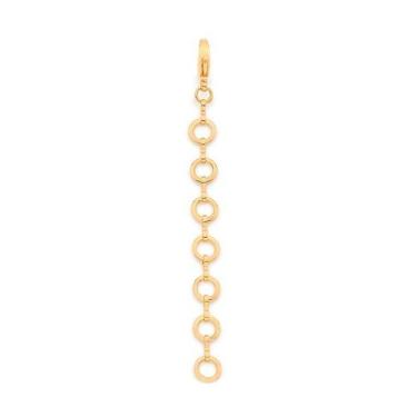 Imagem de Berloque banhado ouro 3x 24k 18k e 22k feminino rommanel elos redondos