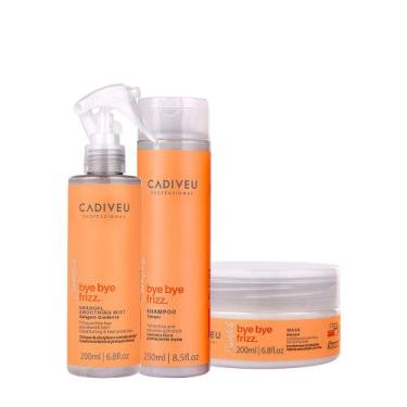 Imagem de Kit Cadiveu Professional Bye Bye Frizz Shampoo Máscara e Selagem Grada