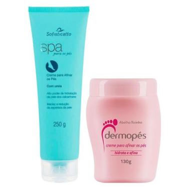 Imagem de 1 Spa para os Pés Creme para Afinar os Pés 250g + 1 Dermopés Creme Par