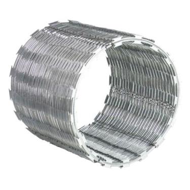 Imagem de Cerca Concertina 45 Cm Rolo Para 7 Metros Dupla Clipada - Scudo