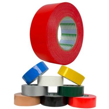 Imagem de Fita Gaffer Brilhante 50mm X 50 Metros Greika Vermelho, Vermelho