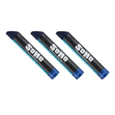 Imagem de SoHo Urban Artist Bastões de óleo solúveis em água para artistas - bastão de tinta a óleo azul ultramarino - 37 ml - pacote com 3 - sem necessidade de pincéis ou solventes, pinte qualquer superfície