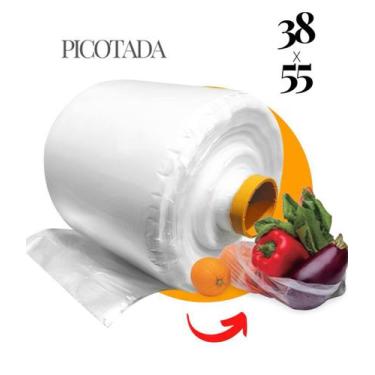 Imagem de 1 un bobina saco plastico fundo estrela tamanho g hortfruit - E A COST