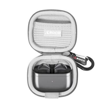 Imagem de RLSOCO Estojo rígido para Samsung Galaxy Buds 3 Pro/Galaxy Buds 3 AI True Wireless Bluetooth Earbuds - Cinza (apenas estojo)