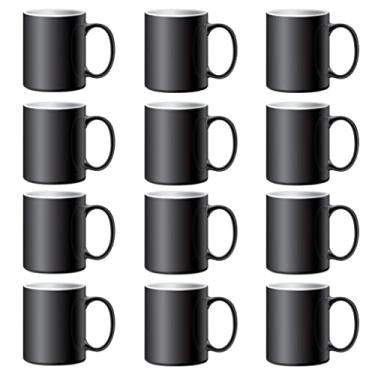 Imagem de Color Changing Coffee Mugs 15oz Tanglong Sublimation Mugs Magic Mug Heat Sensitive Coffee Mugs Heat Changing Mugs Tazas Magicas Para Sublimacion Set of 12