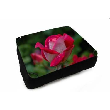 Imagem de Almofada Bandeja para Notebook Laptop Coleção Estampas Flores Floral -