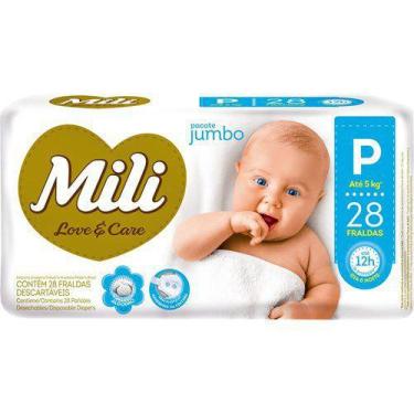 Imagem de Fraldas Mili Love & Care Jumbo P 28Un