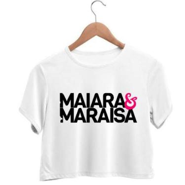 Imagem de Cropped Camiseta Maiara e Maraisa Sertanejo Blusinha Feminina - Macoli