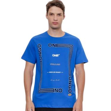 Imagem de Camiseta Masculina Onbongo Especial Jundu Azul Royal ON200