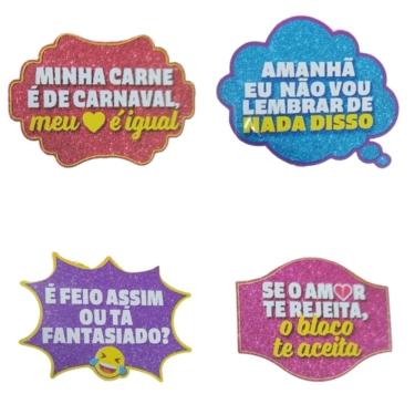 Imagem de Plaquinhas De Carnaval Regina Para Foto E Com Vareta 4un