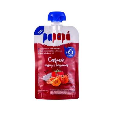 Imagem de Papinha Infantil Natural Carne Arroz e Legumes - Papapá 120g