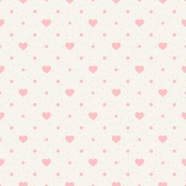 Imagem de Papel De Parede Vinílico Coração Rosa Teen Quarto 12m - Bazar dos Quad