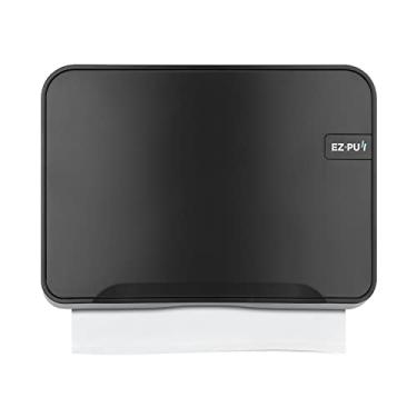 Imagem de EZbrnd Dispensador de papel toalha de parede multiuso para cozinha/banheiro/escritório/trailer/airbnb, preto, 3200B-EZ