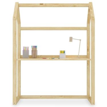 Imagem de IDIMEX Mesa Desenho Infantil Montessori Com Regulagem Madeira Natural Tina