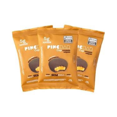 Imagem de Kit 3X: Snack Proteico Cup Caramelo Salgado Pincbar 24g