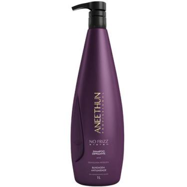 Imagem de Shampoo No Frizz System 1L Aneethun com pH 6 0 para Limpeza Suave Cont