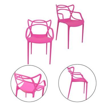 Imagem de Kit 2 Cadeiras Allegra p/ Varanda Escritório Lazer Comércio - Simple D