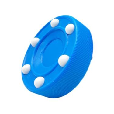 Imagem de Dynwave Hóquei Puck Floor Treinamento Bola de substituição Profissional Supplies Treinamento Ajuda de rua Rolo de gelo para rolos de patinação, Azul