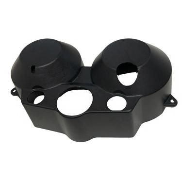 Imagem de Carcaça Painel Inferior Para Moto Titan 125 2000 A 2004 Fan 125 2009 A 2013 Preto