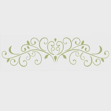 Imagem de Stencil Sp. 10x30 2417 Arab. Folhas Cor