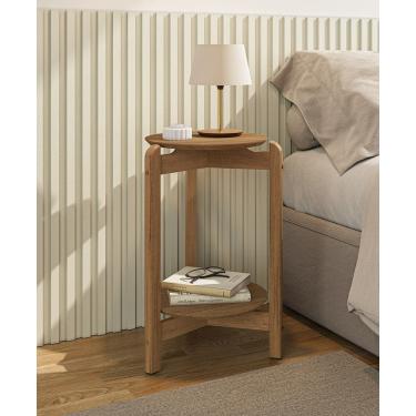 Imagem de Mesa Lateral Lizz Cedro Casa D