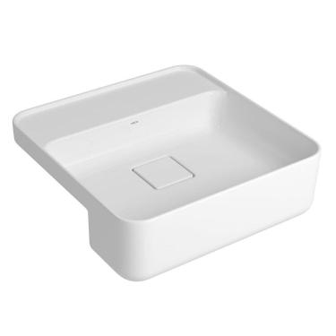 Imagem de Cuba Semiencaixe Com Mesa Deca Slim 40cm Branco L.61040.m.17