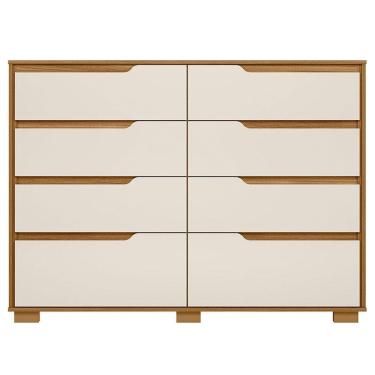 Imagem de Cômoda Gaveteiro Georgia Freijó Off White - Moval