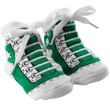 Imagem de Meia Para Bebês Tênis Sapatinho Antiderrapante 0 a 12 Meses