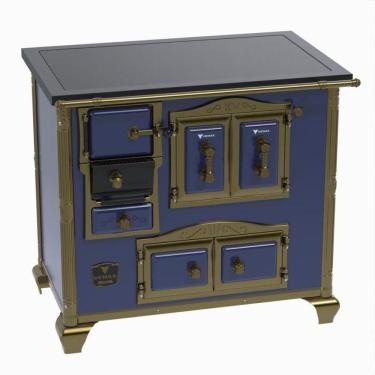 Imagem de Fogao a Lenha N 2 Gab Imperador Premium Azul 