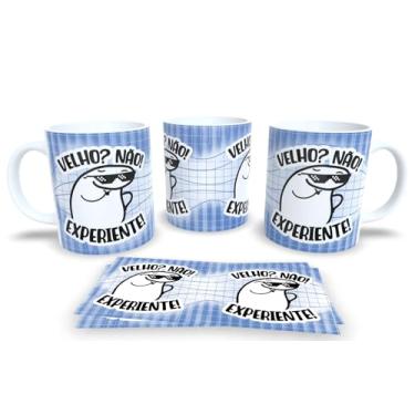 Imagem de Caneca Pai Te Amo – Com Frases Divertidas | Presente Criativo Dia dos Pais P30 (Velho? não! Experiente)