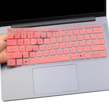 Imagem de i-Tensodo Capa de teclado para 2025 2024 Yoga Slim 7 14IMH9 14Q8X9 35.6 cm, Yoga Slim 7X 14Q8X9M 36.8 cm, Yoga Slim 7 15ILL9 39.6 cm Capa de teclado rosa
