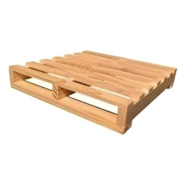 Imagem de Deck de Madeira Pinus Pallet Palet Multifuncional Decoração Residencial (1, 70x70cm)